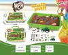 Juego de Almacenamiento de Arena para Juguetes Infantiles Transfronterizo Pastel Traje de Helado Femenino Maleta Moldes de Arena de Cuarzo Arena de Colores Moldeable Juguetes