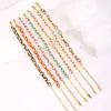 Pulsera Esmaltada Moderna y Fresca para Mujer, Pulsera de Esmalte Colorida de Alta Gama, Acero de Titanio, No se Desvanece, Venta Directa de Fábrica