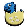 Flor de zapato de dinosaurio lindo Hebilla de zapato Tyrannosaurus Rex Accesorios para zapatos con agujero de Pterosaurio Dragón Diente de Sable Accesorios de zapato de goma suave de PVC Accesorios de bricolaje Transfronterizo