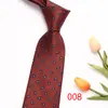 Gravata Listrada Lyle para Homem Vestido de Negócios 8cm Jacquard Poliéster Gravata em estoque Fabricantes de Gravatas Casuais para Trabalho