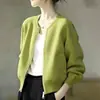 Outono 2026 Nova Jaqueta Casual Solta Amiga da Pele Tamanho Grande Uso Diário Versátil Para Mulheres Plus Size Roupa Externa Cardigã