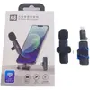 Microfone de Redução de Ruído para Transmissão ao Vivo de Celular K8K9K11K35J11 Microfone Lapela Sem Fio 2.4g Entrevista ao Ar Livre
