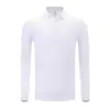 Algodón de Seda de Hielo Otoño Camisa Polo de Manga Larga Venta al por Mayor Logo Impreso Ventas Tienda 4S Ropa de Trabajo Empresa Corporativa Ropa de Trabajo Elegante