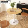 Mesa de Centro Moderna para Sala de Estar, Mesa Lateral para Sofá, Mesa Redonda Pequena, Apartamento Pequeno, Varanda, Luxo Acessível, Mesa de Chá, Mesa de Recepção para Negociações