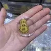 Adesivo de celular de ouro puro 999 2mg, adesivo criativo atraente para a sorte e promotor de riqueza, princesa por favor fique rica, adesivo de decoração para celular atacado