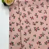 Tela de pana estampada floral fresca y delicada para otoño e invierno, para ropa de niños, pantalones, camisas, bolsos y manualidades, en stock
