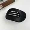Grampo de fixação transfronteiriço de alta qualidade 2026 novo estilo coque de cabelo grampo bico de pato grampo de cabelo parte de trás da cabeça grampo reto grampo de cabelo oval plano