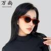 Novos óculos de sol estilo olho de gato da moda coreana para mulheres, moda popular na internet, rosto mostrando pequenos óculos de sol, óculos de sol resistentes a raios UV