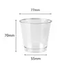 En stock taza cuadrada taza redonda múltiples tazas de postre taza para pudín taza para mousse plato cuchara de plástico desechable Amazon