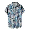 Camisa de Manga Corta Nueva de Venta Caliente para Hombre Vacaciones en Hawái Llamas Impresión 3D Casual Versátil Top para Hombre 2024
