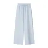 Atacado de Roupas Femininas Transfronteiriças 2025 Novas Camisas Finas de Manga Longa para Mulheres + Conjunto de Calça Casual Slimming com Cintura Elástica