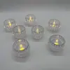 Popular Vela Led Transparente con Forma de Corazón Transfronteriza, Vela Electrónica de Estrella de Cinco Puntas, Luz Led para Interiores, Venta Directa del Fabricante