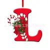Adornos Nuevos Creativos de Letras Inglesas Transfronterizos Acrílico Plano Decoración para Árbol de Navidad Fiesta en Casa Regalo