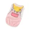 Colete Fino de Primavera para Filhote Roupa de Pet Gato Teddy Roupas de Gato Verão Bulldog Francês Cachorrinho Bichon Roupas de Verão