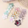 Versión Coreana de Bolsas para Ropa con Relleno de Algodón Multicolores con Estampado de Flores Lindas Accesorios Decorativos Semi-Terminados DIY Accesorios Venta al por Mayor
