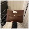 Bolso de Mano de Moda Retro Bolso Tote Sencillo Versión Coreana 2025 Nuevo Casual Gran Capacidad Bolso Tipo Sobre de Moda