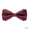 Collar rojo ceremonia de boda novio traje de boda moño compromiso padrino corbata corbata traje color sólido