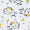 Capa para bolsa de roupas de algodão estampado, malha de algodão classe A para bebês, 300 peças, estampado, dupla face