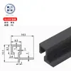 Línea de Transporte de Ensamblaje Yongbang Precision 45105 Perfil de Aluminio Velocidad Única Riel de Guía 08BS con Tiras Resistentes al Desgaste