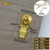 Manija de Cesta de Flores Th860 para Despeje, Manija de un Solo Agujero Estilo Antiguo, Manija de Puerta de Gabinete de Cobre Puro Estilo Chino, Ferretería para Muebles