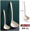 Estilo coreano Long Handle Sopa Spoon Trigo palha Sopa doméstica Colher Colher Cozinha Alta Temperatura Resistente Anti-escaldamento Grande Bibimbap Spoon