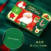 Novo Cartão de Saudação Dobrável de Natal Cartão Criativo Triplo de Saudação do Papai Noel Cartão de Mensagem de Bênção da Véspera de Natal