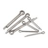 Pino de abertura de aço inoxidável 304 Pino de grampo de cabelo elástico Pino de cartão Pino de parafuso Pino de eixo M1M2M2.5M3M4M5M6M8