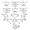 4 novos acessórios de liga DIY Hollow Animal borboleta golfinho charme conector de amor poroso