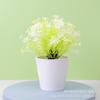 Bonsái artificial de estilo nórdico, decoración de escritorio para el hogar, planta verde, mini planta artificial, bonsái para sala de estar, decoración de flores falsas