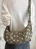 Yuezhi 2026 outono inicial nova moda bolsa transversal com cordão de renda de bolinhas, bolsa de ombro para o dia a dia de grande capacidade, bolsa de bolinho