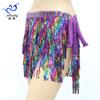 Falda Corta con Flecos de Lentejuelas Cadena para la Cintura Danza India Bohemio Pañuelo para la Cadera de Atar Pañuelo para la Cintura de Danza del Vientre Traje de Danza del Vientre