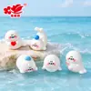 Figuritas de lobos marinos lindas en miniatura, 6 estilos, accesorios de decoración para paisajismo DIY, adornos colgantes, piezas decorativas en miniatura