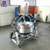 Olla automática para saltear con múltiples garras, máquina automática para saltear ingredientes base de olla caliente, olla automática para saltear para salsa de res y salsa de chile