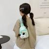 Bolsa de Pecho de Dibujos Animados Anime de Gama Alta para Niña Bolso de Hombro de Moda con Costuras para Salidas Nylon con Letras Bolsa de Pecho para Niños
