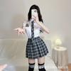 Meio Açúcar Gravidade Estilo Japonês Uniforme Jk Íntimos Sexy Roupa de Estudante Tentação Sexy Popular Saia Curta Boate Paixão 8103