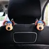 Estilo do Livro Vermelho Pequeno Gancho de Gancho para Banco de Carro de Cão Mestre Estilo Carro 3D Estéreo Decoração de Armazenamento para Banco Traseiro de Carro