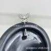 Astmf-13 Aleación de Titanio Hueco Circonita Mariposa Clavo para Lóbulo de la Oreja G23 Titanio Rosca Interna Circonita Piercing para Labio Joyería