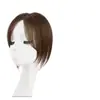 Peruca para Mulheres com Extensões de Cabelo no Topo da Cabeça para Aumentar o Volume do Cabelo, Peruca Volumosa de Topo Alto, Cabelo Artificial, Sem Bordas, Invisível, Franja Falsa Fina e Leve