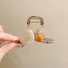 Pinza de Garra de Acrílico Estilo Coreano para Mujer 2025 Nuevo Tamaño Grande para Cabello Grueso, Pinza de Tiburón de Gama Alta para la Parte Posterior de la Cabeza