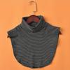 Otoño e Invierno Cálido Cuello Alto Cuello Falso para Mujer Versátil Cuello Vertical Suéter Cuello Base Interior Decoración Tejido Elástico Cuello Falso