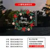 Decoraciones Navideñas Estilo Ins Transfronterizo 2027 Pegatinas de Vidrio Adhesión Estática Papá Noel Calcomanías para Ventanas y Puertas Navideñas