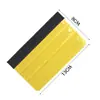 Herramienta para Wrapping de Coches Paño de Terciopelo Escobilla Cuadrada 13* 8cm Película de Cambio de Color Publicidad Escobilla Cuadrada Grande de Material Duro Doble Cara