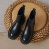 Botas Martin para Mujer, Otoño e Invierno, Forradas de Felpa, Nuevo Modelo 2026, Estilo Británico, Botines Chelsea de Suela Gruesa, Versátiles para Mujeres Pequeñas