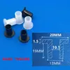 M10 Arruela Isolante de Nylon Parafuso Bucha Coluna Arruela de Transistor Caixa Plástica Côncavo e Convexo Tipo T Bucha Interna Bucha Escalonada