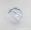 Venta Caliente Transfronteriza Tapa para Vaso de 40 oz Tapa de Silicona Tapa con Anillo de Silicona Transparente de Plástico Tapa Selladora a Prueba de Fugas Tapa Simple para Popote