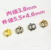 Hebilla de cinturón de 3.8 mm tamaño súper pequeño hebilla de pasador accesorios de ropa para muñeca BJD botón de soldado mini hebilla para zapatos accesorios para bebé