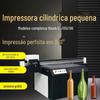 Tubo Cilíndrico 9060 para Gloss Pequena Impressora Máquina de Impressão para Embalagens Cosméticas Tubo Redondo de ABS para Gloss Máquina de Impressão Colorida UV