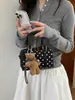Bolso Boston de Lunares Nuevo 2026 para Mujer, Bolso de Mano Lindo Versátil Moda Estilo Coreano, Bolso de Hombro, Bolso Cruzado