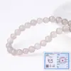Ágata Cinza Natural Grau A Acessórios para Joias de Pulseira DIY Materiais para Miçangas Semi-Acabados Feitos à Mão Contas Soltas Venda por Atacado do Fabricante