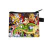 Cartera de Dragon Ball Transfronteriza para Niños, Bolsa de Almacenamiento Corta de Gran Capacidad, Mini Bolso Cuadrado para Estudiantes, Diseño de Dibujos Animados